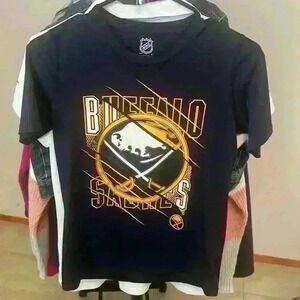 NHL Buffalo Sabres Boys Medium Short Sleeve Tshirt